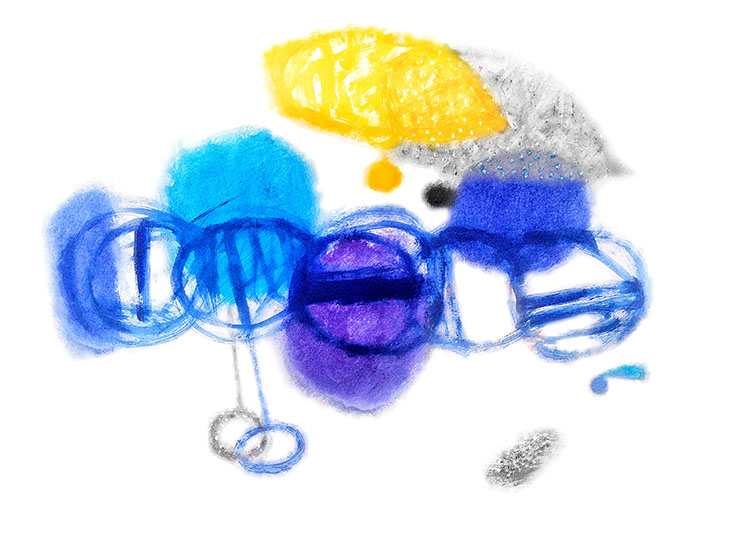 Devět zahrad a žlutý oblak