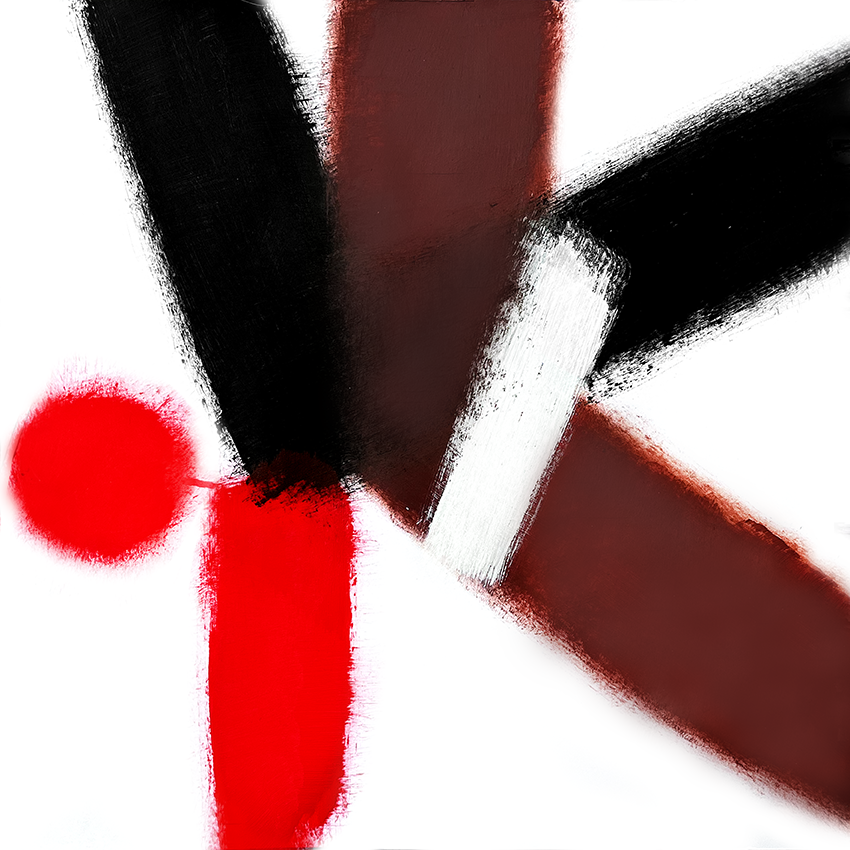 Malé projevení ve čtverci / Small manifestation in Square-study for triptych